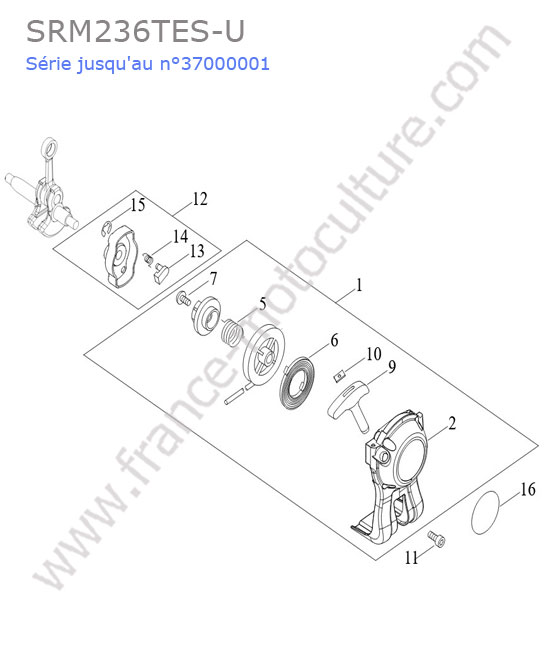 Lanceur ECHO SRM236-14