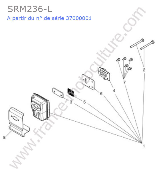 Echappement ECHO SRM236-2