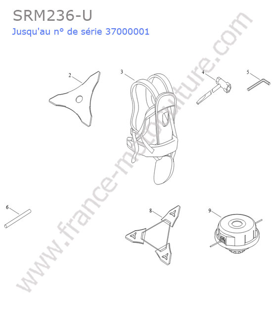 Accessoires ECHO SRM236-3