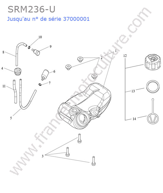 Reservoir essence ECHO SRM236-3