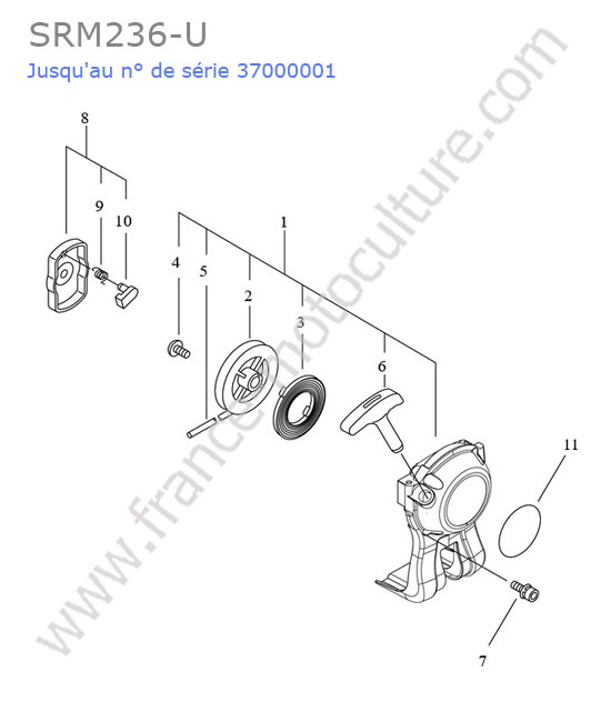 Lanceur ECHO SRM236-3
