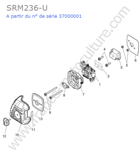 Admission / filtre air ECHO SRM236-4