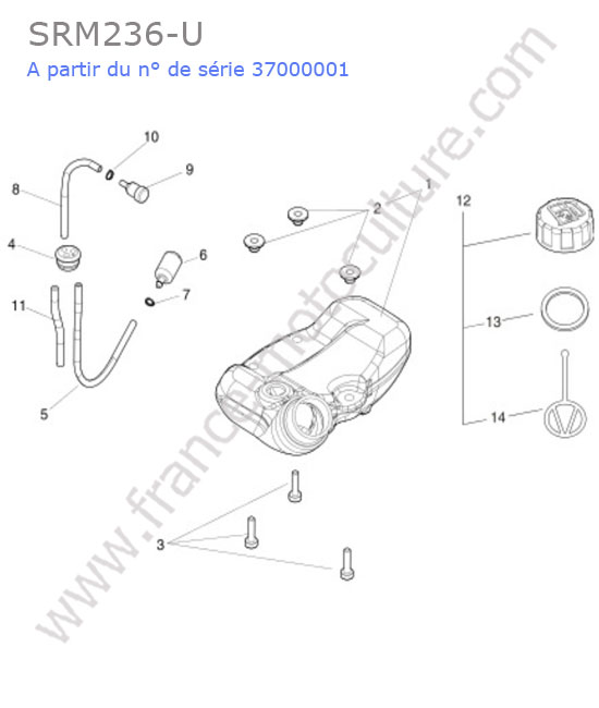 Reservoir essence ECHO SRM236-4