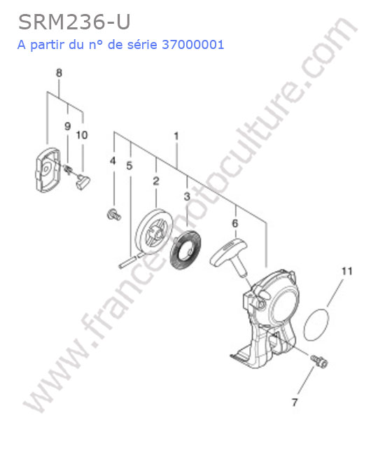 Lanceur ECHO SRM236-4