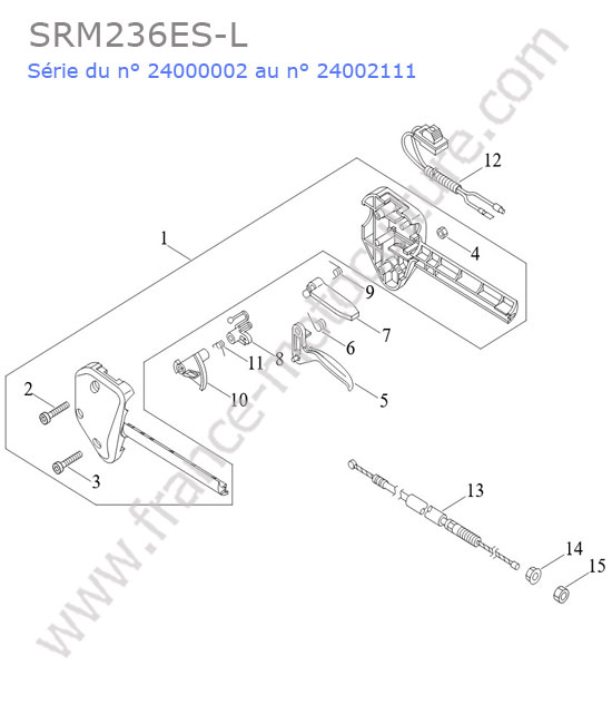 Accelerateur ECHO SRM236-6