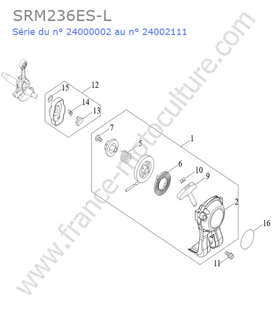 Lanceur ECHO SRM236-6