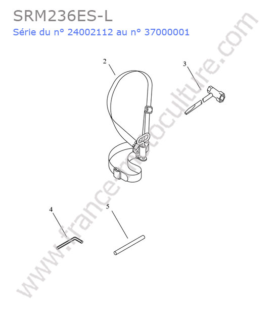 Accessoires ECHO SRM236-7