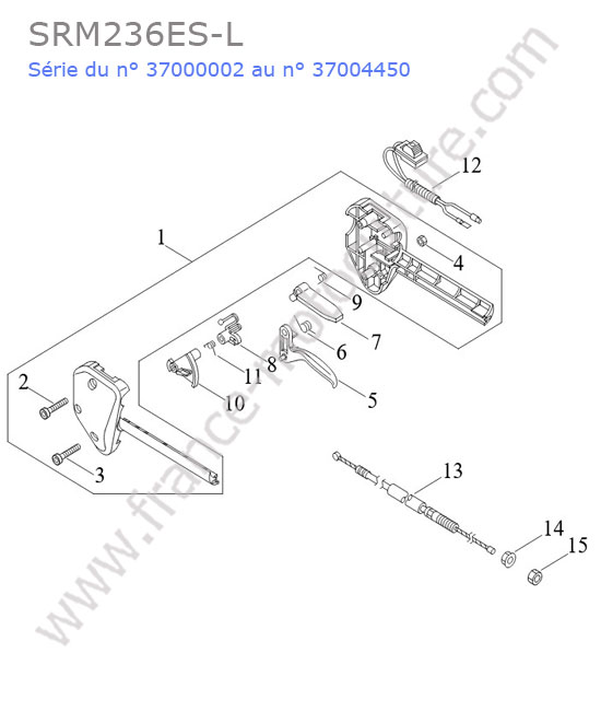Accelerateur ECHO SRM236-8