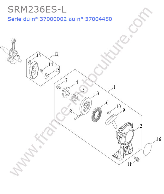 Lanceur ECHO SRM236-8