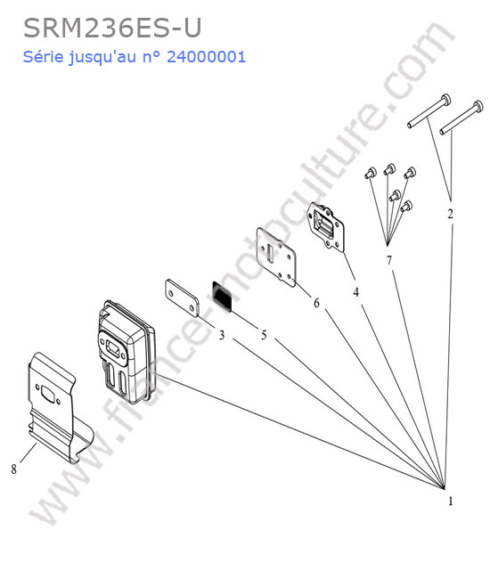 Echappement ECHO SRM236-9