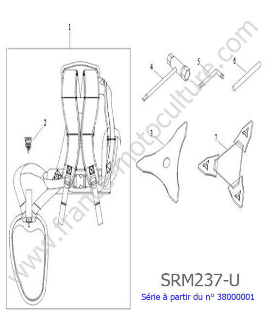 Accessoires ECHO SRM237U
