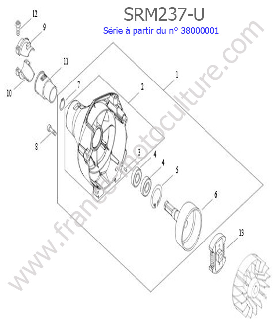 Embrayage ECHO SRM237U