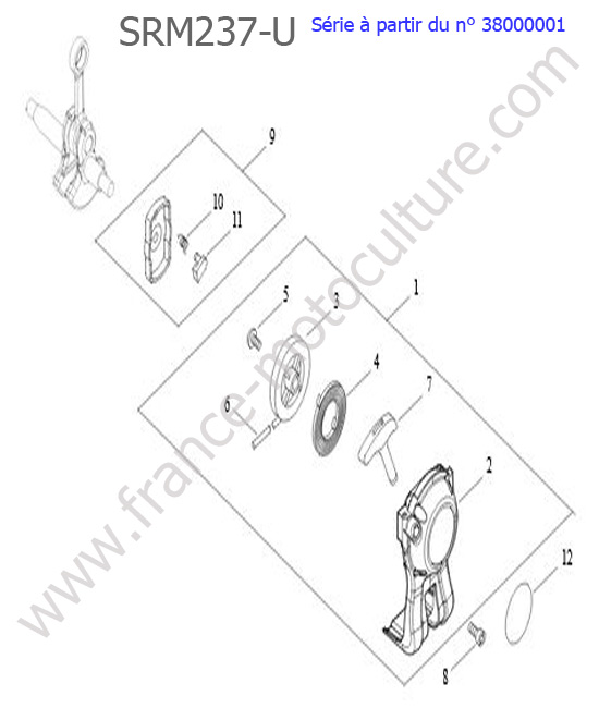 Lanceur ECHO SRM237U