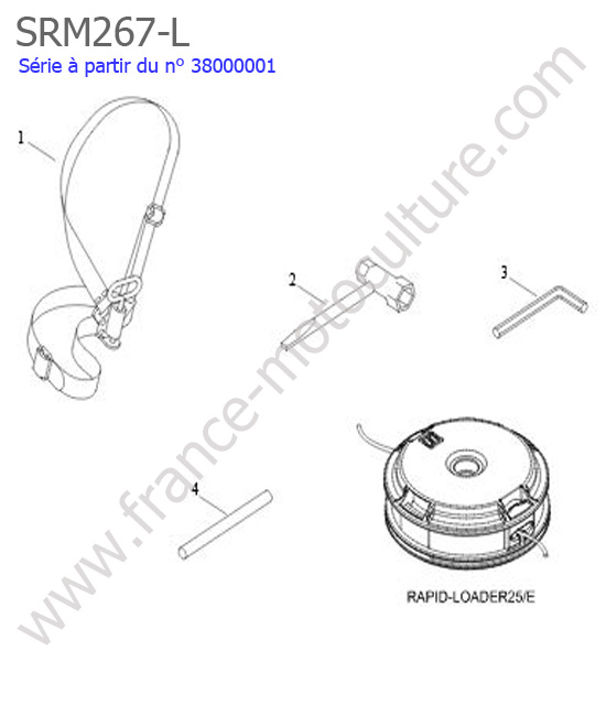 Accessoires ECHO SRM267L