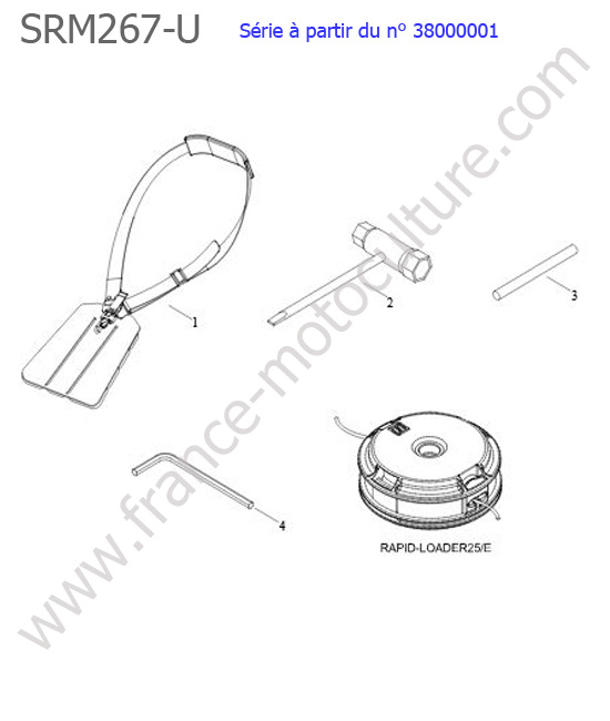 Accessoires ECHO SRM267U