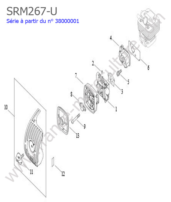 Filtre air / Admission ECHO SRM267U