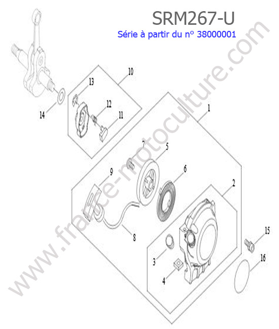 Lanceur ECHO SRM267U
