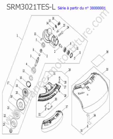 ECHO - SRM3021TES-1 : Renvoi angle / Protection