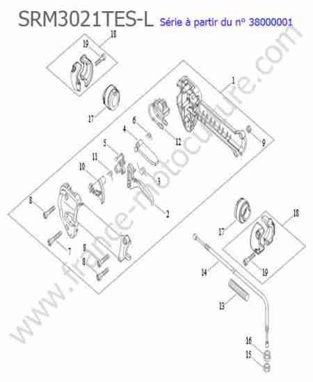 ECHO - SRM3021TES-1 : Accelerateur