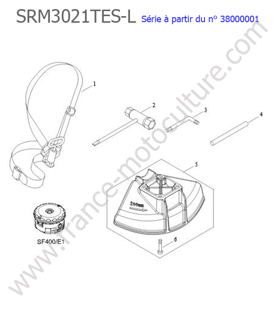 Accessoires ECHO SRM3021TES-1