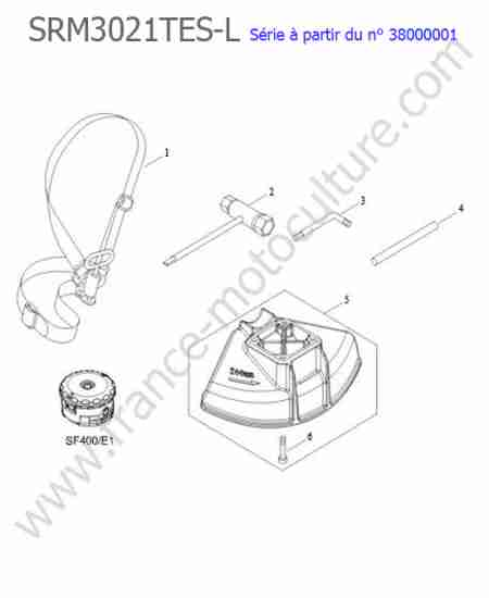 ECHO - SRM3021TES-1 : Accessoires