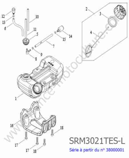ECHO - SRM3021TES-1 : Reservoir essence