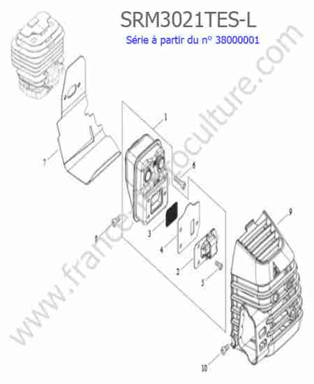 ECHO - SRM3021TES-1 : Echappement