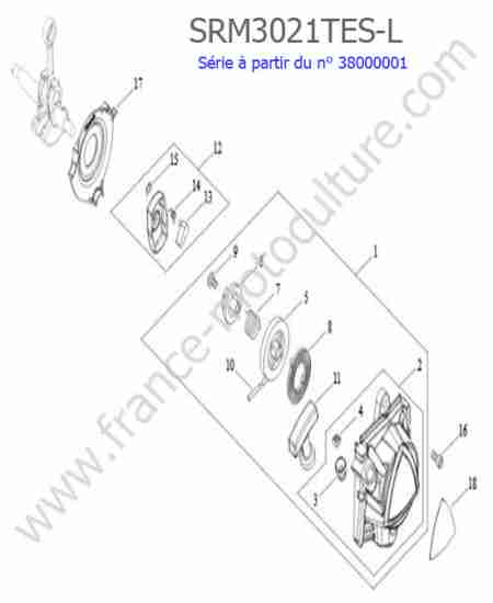 ECHO - SRM3021TES-1 : Lanceur