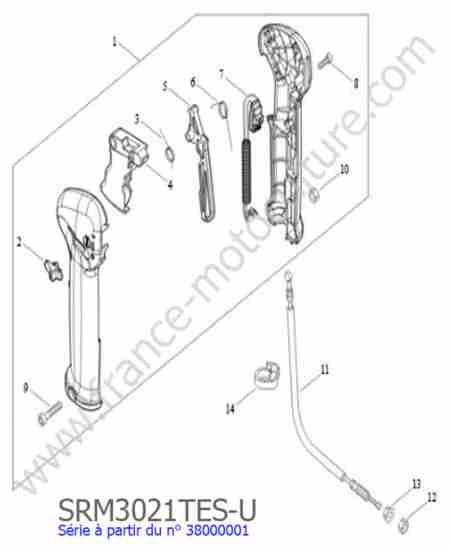 ECHO - SRM3021TES-2 : Accelerateur