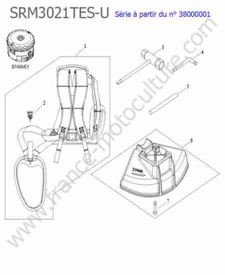 ECHO - SRM3021TES-2 : Accessoires