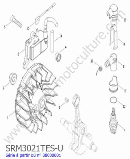 ECHO - SRM3021TES-2 : Allumage