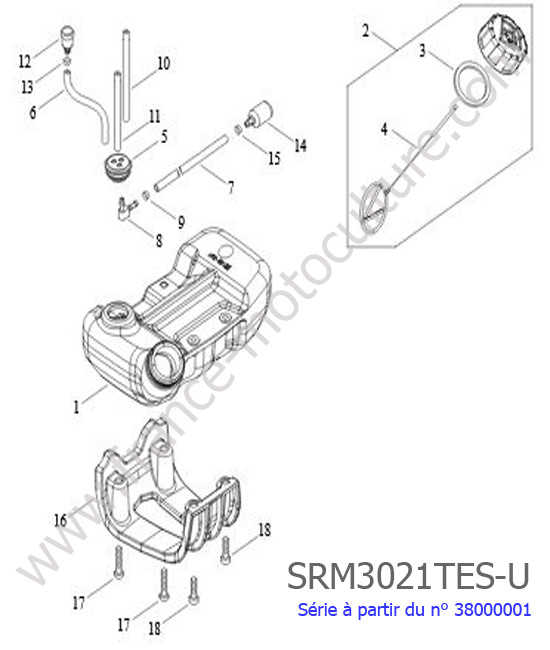 Reservoir essence ECHO SRM3021TES-2