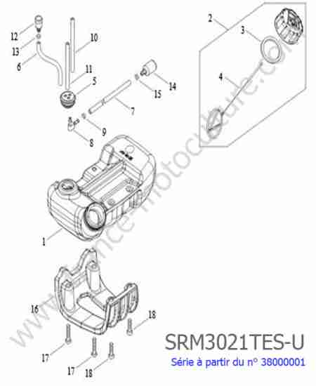 ECHO - SRM3021TES-2 : Reservoir essence