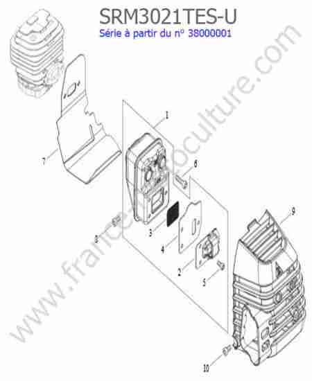 ECHO - SRM3021TES-2 : Silencieux