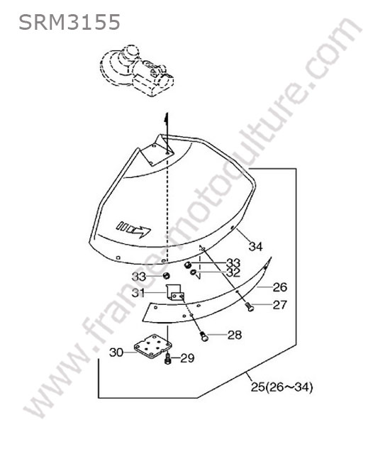 Protection ECHO SRM3155
