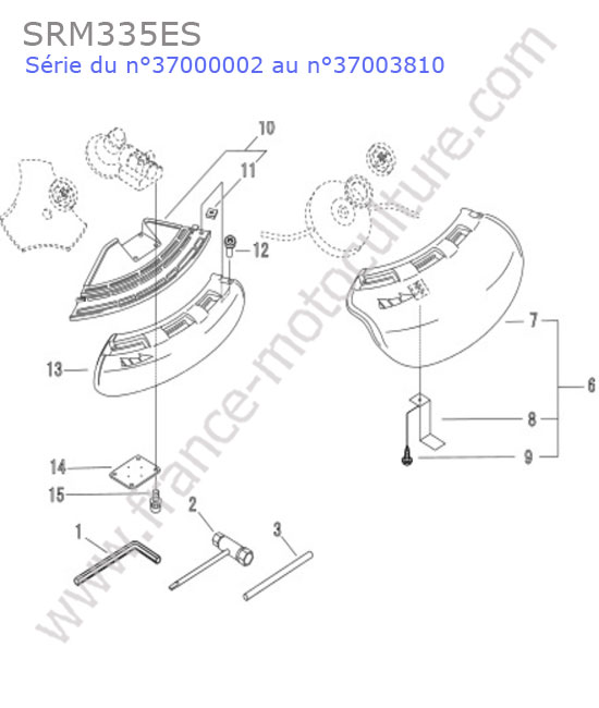 Protection ECHO SRM335-2