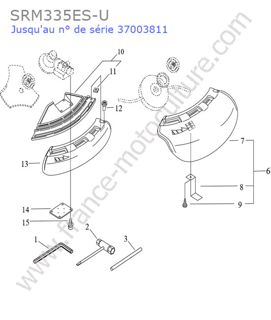 Protection ECHO SRM335-3