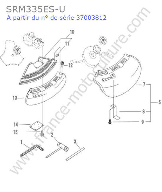 Protection ECHO SRM335-4
