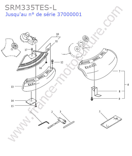 Protection ECHO SRM335-5