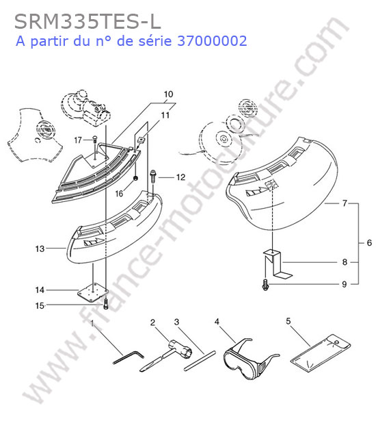 Protection ECHO SRM335-6