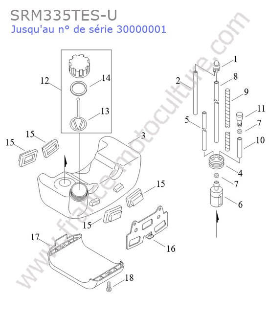 Reservoir essence ECHO SRM335-7