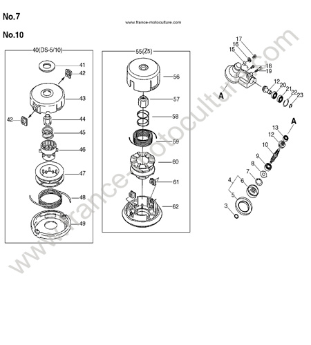 TETE NYLON ECHO SRM4000