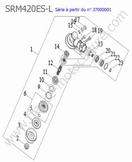 ECHO - SRM420ES-1 : Renvoi angle