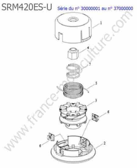 ECHO - SRM420ES-2 : Tete nylon