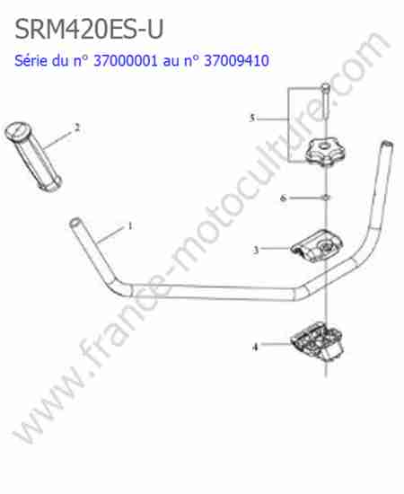 ECHO - SRM420ES-3 : Guidon / Poignee