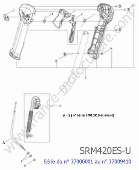 ECHO - SRM420ES-3 : Accelerateur