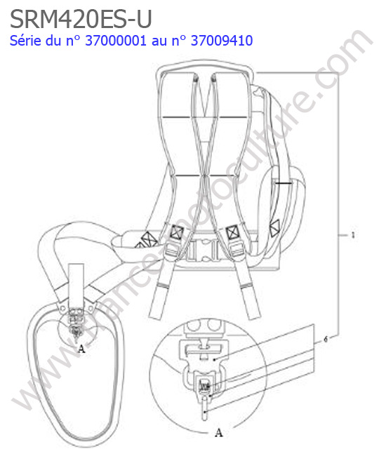 Harnais ECHO SRM420ES-3