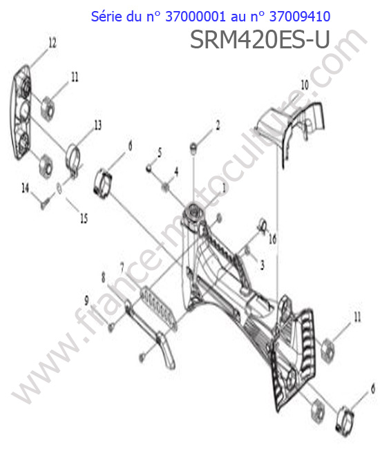 Support / Poignee ECHO SRM420ES-3