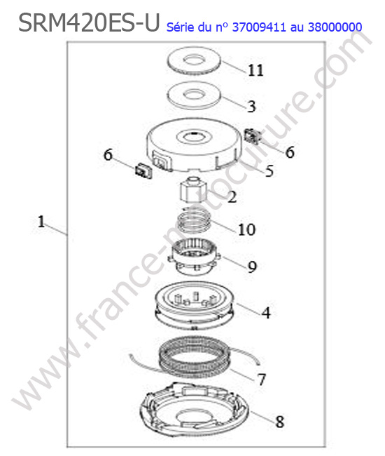 Tete nylon ECHO SRM420ES-4