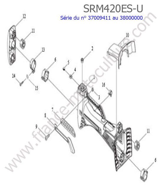 Support / Poignee ECHO SRM420ES-4